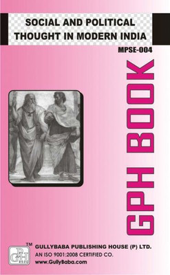 IGNOU MPSE-004 Social And Political Thought In Modern India(Paperback, GPH Panel of Experts)
