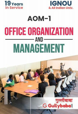 IGNOU AOM-1 Office Organisation And Management(Paperback, Expert Panel of GPH)