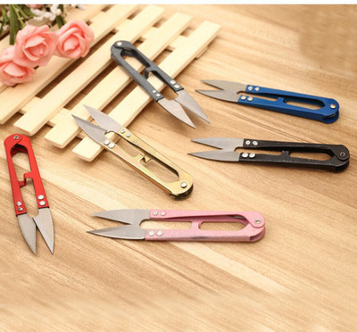 HOTCHPOTCH Sewing Snips Thread Cutter Scissors Nipper Thrum Yarn Scissors(Set of 6, Multicolor)