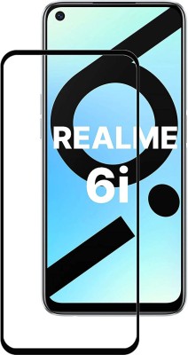 Caseline Edge To Edge Tempered Glass for Realme 6i(Pack of 1)