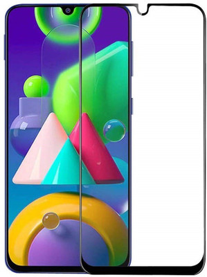 Caseline Edge To Edge Tempered Glass for Samsung Galaxy M21(Pack of 1)