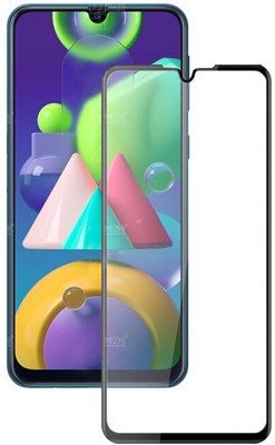 ROYALBASE Edge To Edge Tempered Glass for Samsung Galaxy M21(Pack of 1)