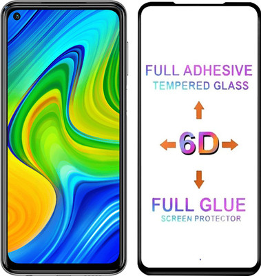 Micvir Edge To Edge Tempered Glass for Mi Redmi Note 9(Pack of 1)