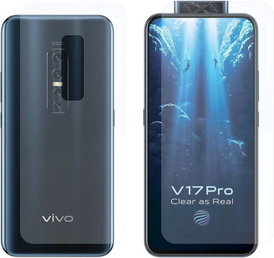RUNEECH Front and Back Screen Guard for VIVO V17 PRO(Pack of 2)
