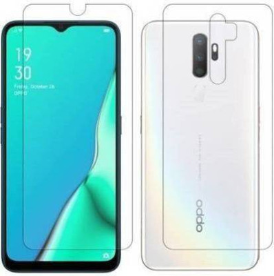 RUNEECH Front and Back Screen Guard for OPPO A5 2020(Pack of 2)