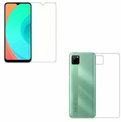 Firstkart Front and Back Tempered Glass for Oppo Realme C11, Realme C11(Pack of 2)