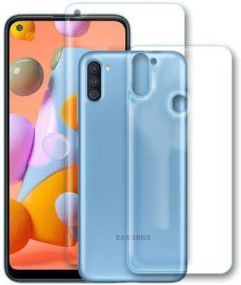 WowSimp Front and Back Tempered Glass for Samsung Galaxy M11(Pack of 2)