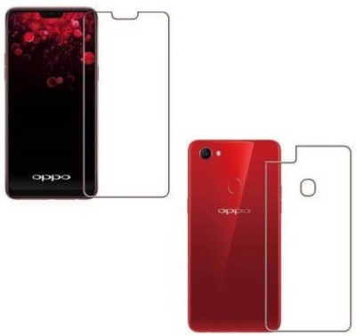 WowSimp Front and Back Tempered Glass for OPPO F7(Pack of 1)