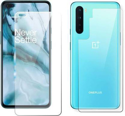 Firstkart Front and Back Tempered Glass for Oneplus Nord(Pack of 2)