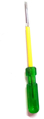 nawani Steel Two in One Screw Driver (Green and Silver) Size- 24/2 Standard Screwdriver(Pack of 1)