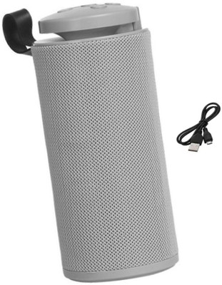 F FERONS Bluetooth Speaker Portable Outdoor Speakers Wireless Column 3D Stereo Music Surround Loudspeaker Soundbar 10 W Bluetooth Speaker(Silver, Stereo...