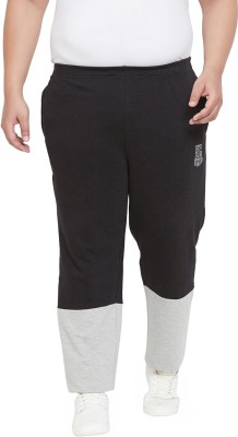 bigbanana Colorblock Men Black Track Pants