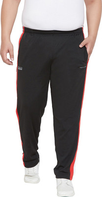 bigbanana Colorblock Men Black Track Pants