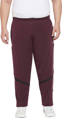 bigbanana Colorblock Men Maroon Track Pants
