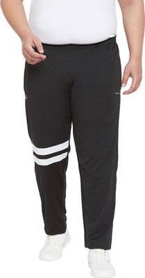 bigbanana Colorblock Men Black Track Pants