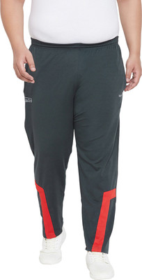 bigbanana Colorblock Men Dark Green Track Pants