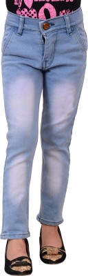 GUCHU Slim Girls Blue Jeans