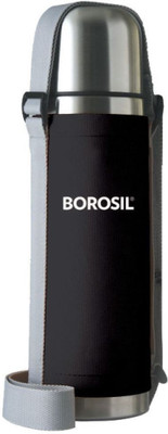 BOROSIL 750 ml Steel Bottle(Pack of 1, Black)