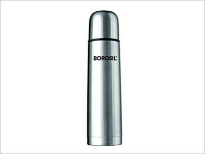 BOROSIL Hydra Thermo 1000 ml Flask - Blue 1000 ml Bottle  (Pack of 1, Blue, Steel)
