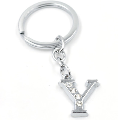 gtrp Alphabet Y Metal Key Chain For Unisex with attractive Diamond Key Chain Key Chain