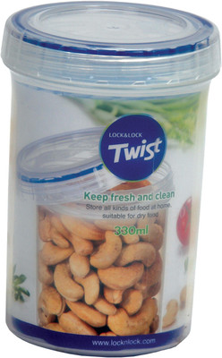 8% OFF on LOCK & LOCK Twist - 330 ml Plastic Cookie Jar(Clear) 8% OFF on LOCK & LOCK Twist - 330 ml Plastic Cookie Jar(Clear)