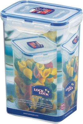 LOCK & LOCK Classics Tall Rectangular Food - 1.3 L Plastic Grocery Container(Clear) LOCK & LOCK Classics Tall Rectangular Food - 1.3 L Plastic Grocery Container(Clear)