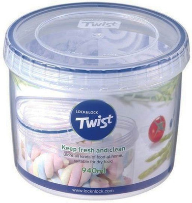 17% OFF on LOCK & LOCK Twist - 940 ml Plastic Grocery Container(Clear) 17% OFF on LOCK & LOCK Twist - 940 ml Plastic Grocery Container(Clear)