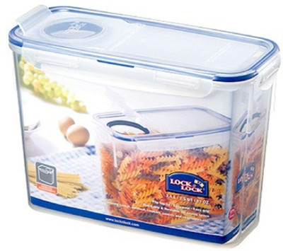 LOCK & LOCK Slender with Flip Lid - 2.4 L Plastic Fridge Container(Clear)