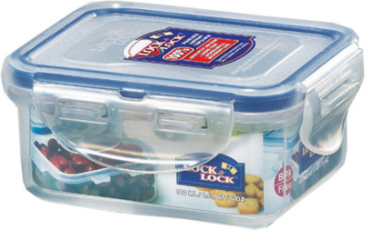 Lock & Lock Classics Rectangular Food with Leak Proof Locking Lid - 180 ml Plastic Fridge Container(Clear) Lock & Lock Classics Rectangular Food with Leak Proof Locking Lid - 180 ml Plastic Fridge Container(Clear)