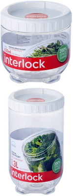 17% OFF on LOCK & LOCK INL401 + INL 402 - 1300 ml, 600 ml Plastic Grocery Container(Pack of 2, Clear) 17% OFF on LOCK & LOCK INL401 + INL 402 - 1300 ml, 600 ml Plastic Grocery Container(Pack of 2, Clear)