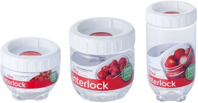 LOCK & LOCK INL 201 + INL 202 + INL 203 - 150 ml, 500 ml, 280 ml Plastic Grocery Container(Pack of 3, Clear) LOCK & LOCK INL 201 + INL 202 + INL 203 - 150 ml, 500 ml, 280 ml Plastic Grocery Container(Pack of 3, Clear)