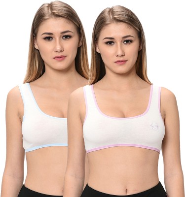 Viral Girl Women Sports Non Padded Bra(Blue, Purple)