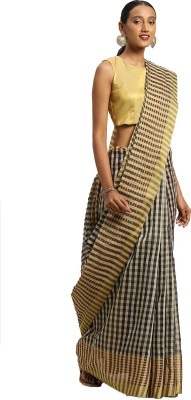 Saadhvi Striped Daily Wear Art Silk Saree(Multicolor)