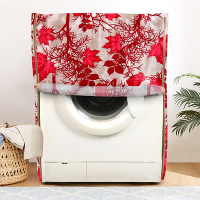 E-Retailer Front Loading Washing Machine  Cover(Width: 58 cm, Red)