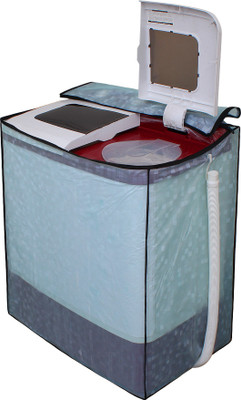 LITHARA Semi-Automatic Washing Machine  Cover(Width: 88.9 cm, Sky Blue)