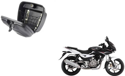 Buras Luggage Box Black Plastic Motorbike Saddlebag