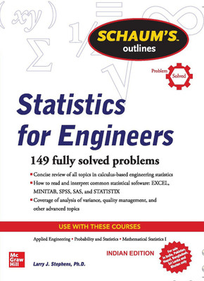 Schaum's Outline Of Statistics For Engineers(Paperback, Larry J. Stephens)