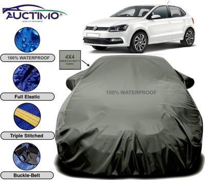 AUCTIMO Car Cover For Volkswagen Polo GT (With Mirror Pockets)(Green)