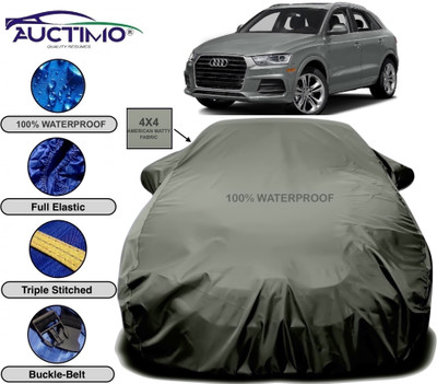 AUCTIMO Car Cover For Audi Q3 (With Mirror Pockets)(Green)
