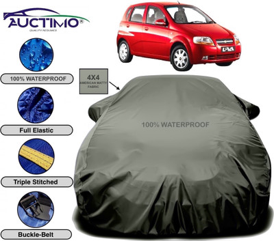 AUCTIMO Car Cover For Hyundai Tucson (With Mirror Pockets)(Green)