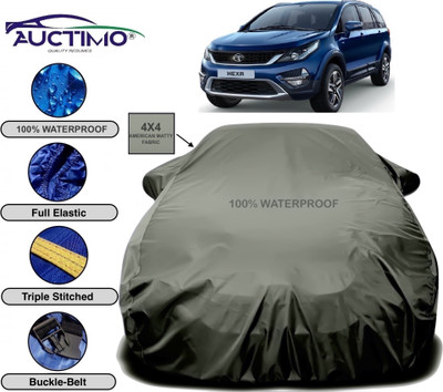 AUCTIMO Car Cover For Tata Hexa (With Mirror Pockets)(Green)