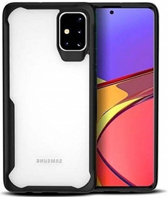 kursa hub Back Cover for Vivo Y20i(Black, Transparent, Grip Case)