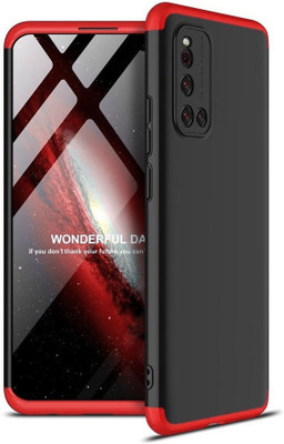 Vodex Front & Back Case for Vivo V19(Red, Dual Protection)