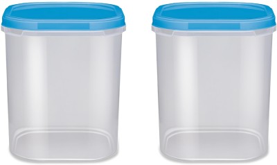 MILTON Plastic Grocery Container  - 2000 ml(Pack of 2, Blue)