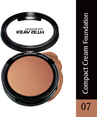 KEYA SETH AROMATHERAPY Compact Cream Foundation- Shade 07 Foundation(beige, 16 g)