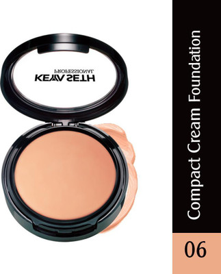 KEYA SETH AROMATHERAPY Compact Cream Foundation- Shade 06 Foundation(beige, 16 g)
