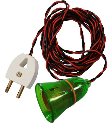 Electro Factory Fancy Bulb Holder Flexible Wire Plastic Light Socket(Pack of 1)
