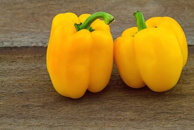 DIOART ® XX-218-Capsicum/Bell Pepper Yellow F-1 Hybrid Seed(250 per packet)