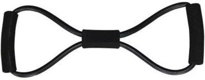 Spocco ®Figure 8 yoga fitness toning resistance tube Resistance Tube (Black) Resistance Tube(Black)