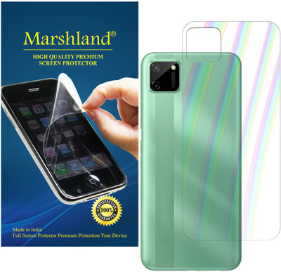 MARSHLAND Back Screen Guard for Realme C11, Rainbow Effect(Pack of 1)